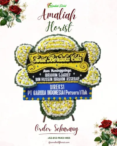 Papan Bunga Duka di Danawarih