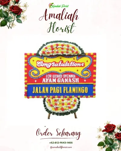 Bunga Papan Congratulation di Danawarih
